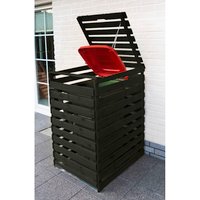 PROMADINO Mülltonnenbox »Vario«, 77cm x 122cm x 92cm (BxHxT), 240 Liter – grau PROMADINO Mülltonnenbox »Vario«, 77cm x 122cm x 92cm (BxHxT), 240 Liter – grau