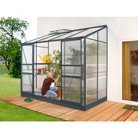 VITAVIA Gewächshaus »Styx«, 3,3 m², Kunststoff/Aluminium, winterfest – grau VITAVIA Gewächshaus »Styx«, 3,3 m², Kunststoff/Aluminium, winterfest – grau