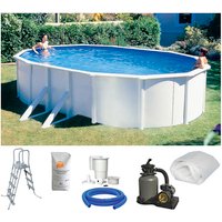 SUMMER FUN Ovalpool, weiß, BxHxL: 375 x 120 x 610 cm – weiss SUMMER FUN Ovalpool, weiß, BxHxL: 375 x 120 x 610 cm – weiss