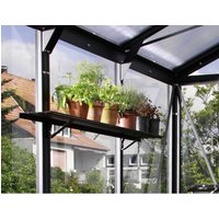 VITAVIA Alu-Regal, BxT: 15 x 122 cm – schwarz VITAVIA Alu-Regal, BxT: 15 x 122 cm – schwarz