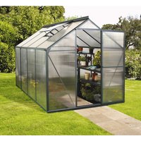 VITAVIA Gewächshaus »Eos«, 6 m², Kunststoff/Aluminium, winterfest – gruen VITAVIA Gewächshaus »Eos«, 6 m², Kunststoff/Aluminium, winterfest – gruen