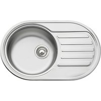 Pyramis Edelstahlspüle »SR Mini«, Edelstahl, BxH: 76,5 x 48 cm – silberfarben – Rabatt: 20 % Pyramis Edelstahlspüle »SR Mini«, Edelstahl, BxH: 76,5 x 48 cm – silberfarben – Rabatt: 20 %