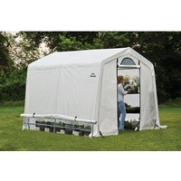 SHELTERLOGIC Folien-Gewächshaus, 5,76 m², Stahl/Kunststoff – weiss SHELTERLOGIC Folien-Gewächshaus, 5,76 m², Stahl/Kunststoff – weiss