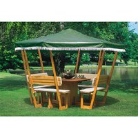 PROMADINO Pavillon, BxHxL: 304 x 213 x 304 cm, Kiefernholz – braun PROMADINO Pavillon, BxHxL: 304 x 213 x 304 cm, Kiefernholz – braun