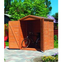 PROMADINO Geräteschrank, BxHxT: 174 x 210 x 82 cm, braun PROMADINO Geräteschrank, BxHxT: 174 x 210 x 82 cm, braun