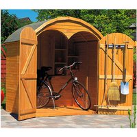 PROMADINO Geräteschrank, BxHxT: 194,5 x 211 x 148 cm, braun PROMADINO Geräteschrank, BxHxT: 194,5 x 211 x 148 cm, braun