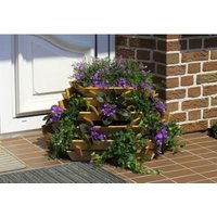 PROMADINO Pflanzpyramide, BxH: 89 x 41 cm, honig, Kiefernholz – braun PROMADINO Pflanzpyramide, BxH: 89 x 41 cm, honig, Kiefernholz – braun