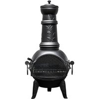 BUSCHBECK Mexiko-Ofen »Leaf«, BxHxT: 43 x 107 x 43 cm – schwarz BUSCHBECK Mexiko-Ofen »Leaf«, BxHxT: 43 x 107 x 43 cm – schwarz