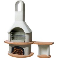 BUSCHBECK Gartengrillkamin, BxHxT: 180 x 203 x 65 cm – grau (Rabatt: 6 %) BUSCHBECK Gartengrillkamin, BxHxT: 180 x 203 x 65 cm – grau (Rabatt: 6 %)