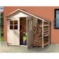 WEKA Gartenhaus »357 A Gr.2«, Holz, BxHxT: 270 x 216 x 105 cm (Außenmaße inkl. Dachüberstand) – beige Rabatt: 6 % WEKA Gartenhaus »357 A Gr.2«, Holz, BxHxT: 270 x 216 x 105 cm (Außenmaße inkl. Dachüberstand) – beige Rabatt: 6 %