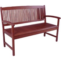 GARDEN PLEASURE Gartenbank »Stockholm«, Eukalyptusholz, BxHxT: 127 x 90 x 60 cm – braun GARDEN PLEASURE Gartenbank »Stockholm«, Eukalyptusholz, BxHxT: 127 x 90 x 60 cm – braun