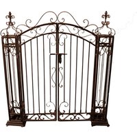 GARDEN PLEASURE Gartentor, Stahl, schwarz|rostfarben GARDEN PLEASURE Gartentor, Stahl, schwarz|rostfarben