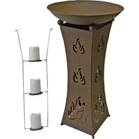 GARDEN PLEASURE Pflanzschale, ØxH: 47,5 x 93 cm, rostfarben – braun GARDEN PLEASURE Pflanzschale, ØxH: 47,5 x 93 cm, rostfarben – braun