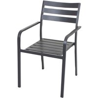 GARDEN PLEASURE Gartenstuhl »Treviso«, 2er Set, BxTxH: 55 x 63 x 88 cm, Aluminium – schwarz GARDEN PLEASURE Gartenstuhl »Treviso«, 2er Set, BxTxH: 55 x 63 x 88 cm, Aluminium – schwarz