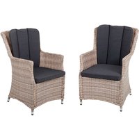 GARDEN PLEASURE Gartensessel »Dijon«, Kunststoff, BxHxT: 62 x 93 x 70 cm – braun GARDEN PLEASURE Gartensessel »Dijon«, Kunststoff, BxHxT: 62 x 93 x 70 cm – braun