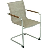 GARDEN PLEASURE Stuhl-Set »Nova«, 4 Sitzplätze, Edelstahl/Kunststoff – beige GARDEN PLEASURE Stuhl-Set »Nova«, 4 Sitzplätze, Edelstahl/Kunststoff – beige