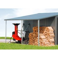 BIOHORT Seitendach »Europa«, Edelstahl/Stahlblech – grau BIOHORT Seitendach »Europa«, Edelstahl/Stahlblech – grau