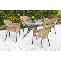 MERXX Gartenmöbelset »Ravenna«, 4 Sitzplätze, Aluminium/Kunststoff – grau Rabatt: 20 % MERXX Gartenmöbelset »Ravenna«, 4 Sitzplätze, Aluminium/Kunststoff – grau Rabatt: 20 %