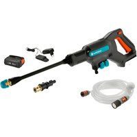 GARDENA Akku-Mitteldruckreiniger »AquaClean«, Ready-To-Use Set, 2,5 Ah, 18 V, 24 bar, 250 l/min – schwarz GARDENA Akku-Mitteldruckreiniger »AquaClean«, Ready-To-Use Set, 2,5 Ah, 18 V, 24 bar, 250 l/min – schwarz