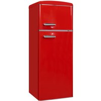 Exquisit Retro Kühl-Gefrierkombination »RKGC270-45-H«, BxHxL: 54,5 x 146,5 x 57,5 cm, rot – Rabatt: 33 % Exquisit Retro Kühl-Gefrierkombination »RKGC270-45-H«, BxHxL: 54,5 x 146,5 x 57,5 cm, rot – Rabatt: 33 %