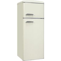 Exquisit Retro Kühl-Gefrierkombination »RKGC270-45-H«, BxHxL: 54,5 x 146,5 x 57,5 cm, magnolienweiß – weiss – Rabatt: 33 % Exquisit Retro Kühl-Gefrierkombination »RKGC270-45-H«, BxHxL: 54,5 x 146,5 x 57,5 cm, magnolienweiß – weiss – Rabatt: 33 %