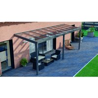 GARDENDREAMS Terrassenüberdachung »Legend«, BxT: 700 x 200 cm, anthrazit / RAL7016, Glasdach – grau GARDENDREAMS Terrassenüberdachung »Legend«, BxT: 700 x 200 cm, anthrazit / RAL7016, Glasdach – grau