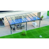 GARDENDREAMS Terrassenüberdachung »Legend«, BxT: 700 x 400 cm, anthrazit / RAL7016 – grau GARDENDREAMS Terrassenüberdachung »Legend«, BxT: 700 x 400 cm, anthrazit / RAL7016 – grau