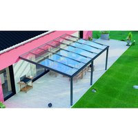 GARDENDREAMS Terrassenüberdachung »Legend«, BxT: 600 x 450 cm, anthrazit / RAL7016 – grau GARDENDREAMS Terrassenüberdachung »Legend«, BxT: 600 x 450 cm, anthrazit / RAL7016 – grau