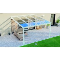 GARDENDREAMS Terrassenüberdachung »Legend«, BxT: 400 x 400 cm, weiß / RAL9016 – weiss GARDENDREAMS Terrassenüberdachung »Legend«, BxT: 400 x 400 cm, weiß / RAL9016 – weiss