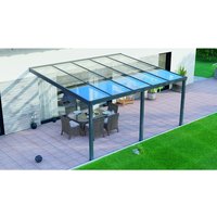 GARDENDREAMS Terrassenüberdachung »Legend«, BxT: 500 x 400 cm, anthrazit / RAL7016 – grau GARDENDREAMS Terrassenüberdachung »Legend«, BxT: 500 x 400 cm, anthrazit / RAL7016 – grau