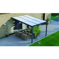 GARDENDREAMS Terrassenüberdachung »Legend«, BxT: 300 x 400 cm, anthrazit / RAL7016 – grau GARDENDREAMS Terrassenüberdachung »Legend«, BxT: 300 x 400 cm, anthrazit / RAL7016 – grau