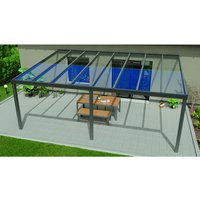 GARDENDREAMS Terrassenüberdachung »Expert«, BxT: 700 x 450 cm, grau / RAL9007 GARDENDREAMS Terrassenüberdachung »Expert«, BxT: 700 x 450 cm, grau / RAL9007