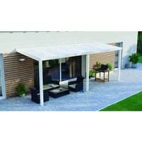 GARDENDREAMS Terrassenüberdachung »Legend«, BxT: 600 x 200 cm, weiß / RAL9016 – weiss GARDENDREAMS Terrassenüberdachung »Legend«, BxT: 600 x 200 cm, weiß / RAL9016 – weiss