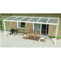 GARDENDREAMS Terrassenüberdachung »Expert«, BxT: 500 x 250 cm, weiß / RAL9016 – weiss GARDENDREAMS Terrassenüberdachung »Expert«, BxT: 500 x 250 cm, weiß / RAL9016 – weiss