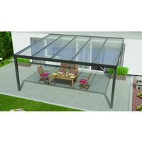 GARDENDREAMS Terrassenüberdachung »Expert«, BxT: 500 x 250 cm, grau / RAL9007 GARDENDREAMS Terrassenüberdachung »Expert«, BxT: 500 x 250 cm, grau / RAL9007