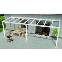 GARDENDREAMS Terrassenüberdachung »Expert«, BxT: 600 x 300 cm, weiß / RAL9016 – weiss GARDENDREAMS Terrassenüberdachung »Expert«, BxT: 600 x 300 cm, weiß / RAL9016 – weiss