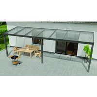 GARDENDREAMS Terrassenüberdachung »Expert«, BxT: 500 x 300 cm, anthrazit / RAL7016 – grau GARDENDREAMS Terrassenüberdachung »Expert«, BxT: 500 x 300 cm, anthrazit / RAL7016 – grau