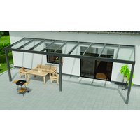 GARDENDREAMS Terrassenüberdachung »Expert«, BxT: 700 x 350 cm, anthrazit / RAL7016 – grau GARDENDREAMS Terrassenüberdachung »Expert«, BxT: 700 x 350 cm, anthrazit / RAL7016 – grau
