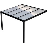 GARDENDREAMS Terrassenüberdachung »Legend«, BxT: 400 x 400 cm, anthrazit / RAL7016 – grau GARDENDREAMS Terrassenüberdachung »Legend«, BxT: 400 x 400 cm, anthrazit / RAL7016 – grau