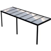 GARDENDREAMS Terrassenüberdachung »Legend«, BxT: 700 x 200 cm, grau / RAL9007 GARDENDREAMS Terrassenüberdachung »Legend«, BxT: 700 x 200 cm, grau / RAL9007