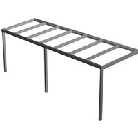 GARDENDREAMS Terrassenüberdachung »Legend«, BxT: 700 x 200 cm, grau / RAL9007 GARDENDREAMS Terrassenüberdachung »Legend«, BxT: 700 x 200 cm, grau / RAL9007
