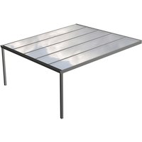GARDENDREAMS Terrassenüberdachung »Legend«, BxT: 500 x 500 cm, grau / RAL9007 GARDENDREAMS Terrassenüberdachung »Legend«, BxT: 500 x 500 cm, grau / RAL9007