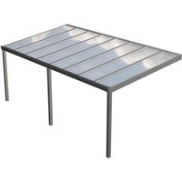 GARDENDREAMS Terrassenüberdachung »Legend«, BxT: 600 x 200 cm, grau / RAL9007, Glasdach GARDENDREAMS Terrassenüberdachung »Legend«, BxT: 600 x 200 cm, grau / RAL9007, Glasdach