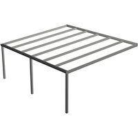 GARDENDREAMS Terrassenüberdachung »Legend«, BxT: 600 x 500 cm, grau / RAL9007 GARDENDREAMS Terrassenüberdachung »Legend«, BxT: 600 x 500 cm, grau / RAL9007