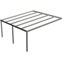 GARDENDREAMS Terrassenüberdachung »Legend«, BxT: 500 x 500 cm, grau / RAL9007 GARDENDREAMS Terrassenüberdachung »Legend«, BxT: 500 x 500 cm, grau / RAL9007