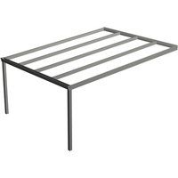 GARDENDREAMS Terrassenüberdachung »Legend«, BxT: 400 x 500 cm, grau / RAL9007 GARDENDREAMS Terrassenüberdachung »Legend«, BxT: 400 x 500 cm, grau / RAL9007