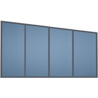 GARDENDREAMS Seitenwand, Breite: 450 cm, Aluminium, anthrazit – grau GARDENDREAMS Seitenwand, Breite: 450 cm, Aluminium, anthrazit – grau