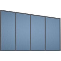 GARDENDREAMS Seitenwand, Breite: 400 cm, Aluminium, anthrazit – grau GARDENDREAMS Seitenwand, Breite: 400 cm, Aluminium, anthrazit – grau