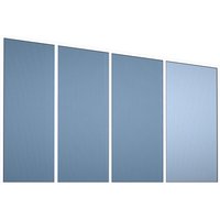 GARDENDREAMS Seitenwand, Breite: 400 cm, Aluminium, weiß – weiss GARDENDREAMS Seitenwand, Breite: 400 cm, Aluminium, weiß – weiss