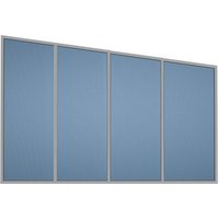 GARDENDREAMS Seitenwand, Breite: 400 cm, Aluminium, grau GARDENDREAMS Seitenwand, Breite: 400 cm, Aluminium, grau